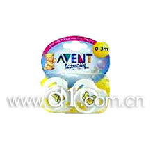 新安怡熊宝宝白安抚奶嘴 3-6个月宝宝的安心之选